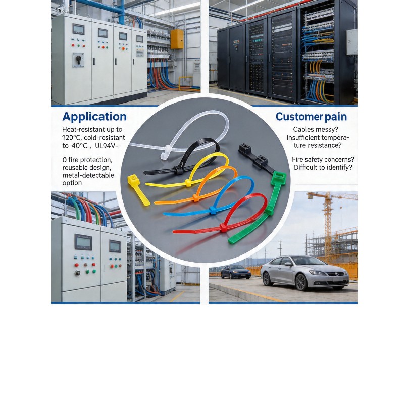 multiple function cable tie