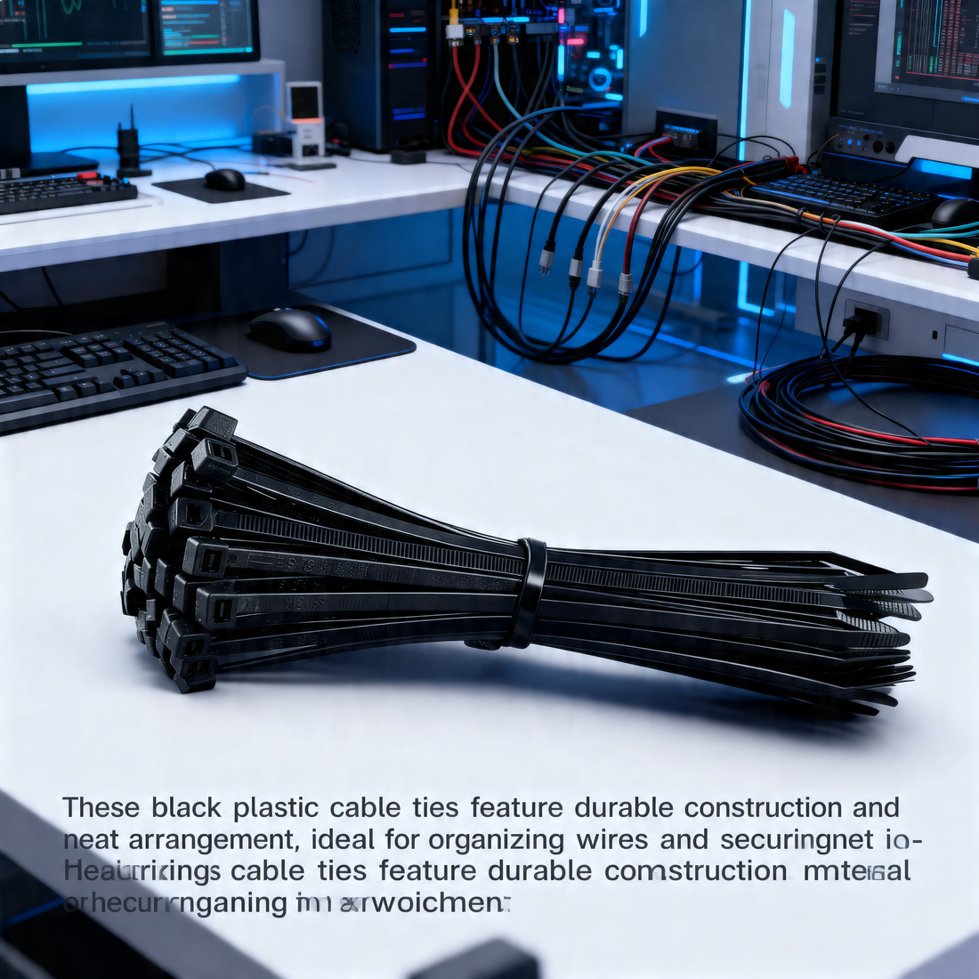 Self-locking cable ties